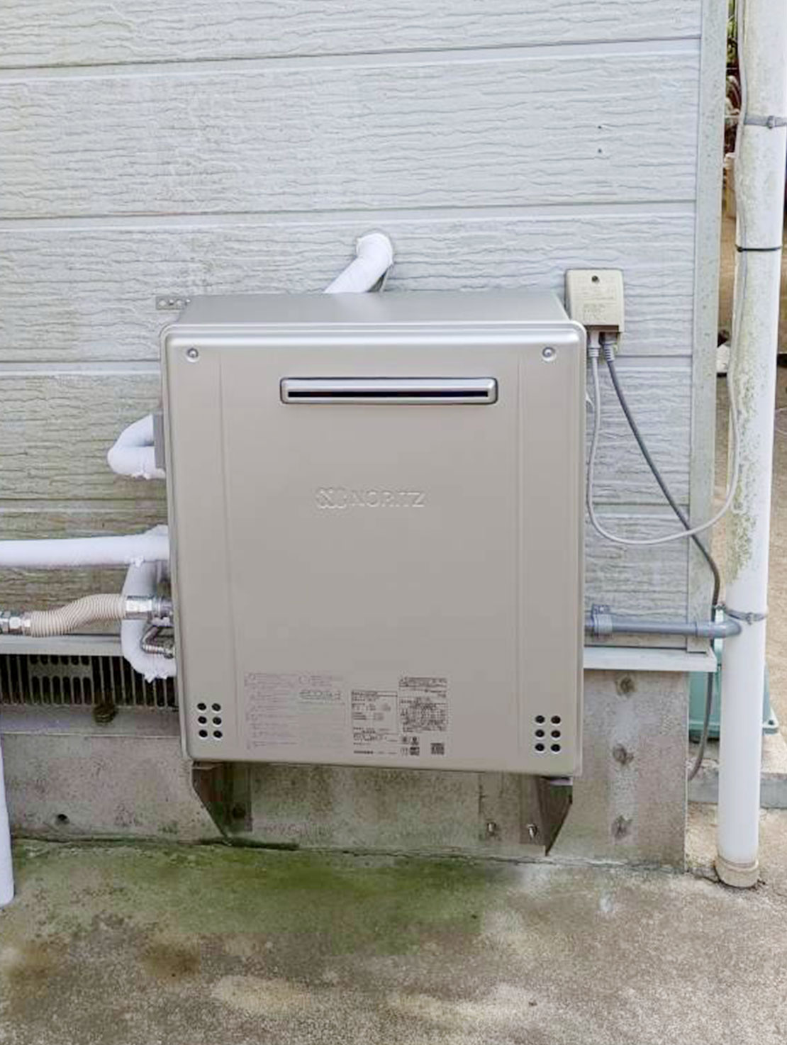 東金市の給湯器交換工事