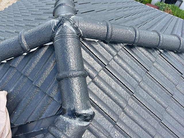 茂原市の棟瓦修繕工事